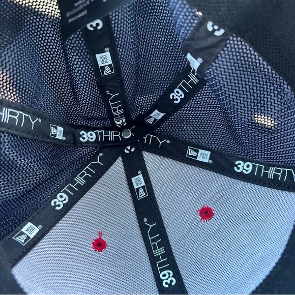 Genuine Merchandise Red and Black Hat with Embroidered Logo - Picture 7 of 9